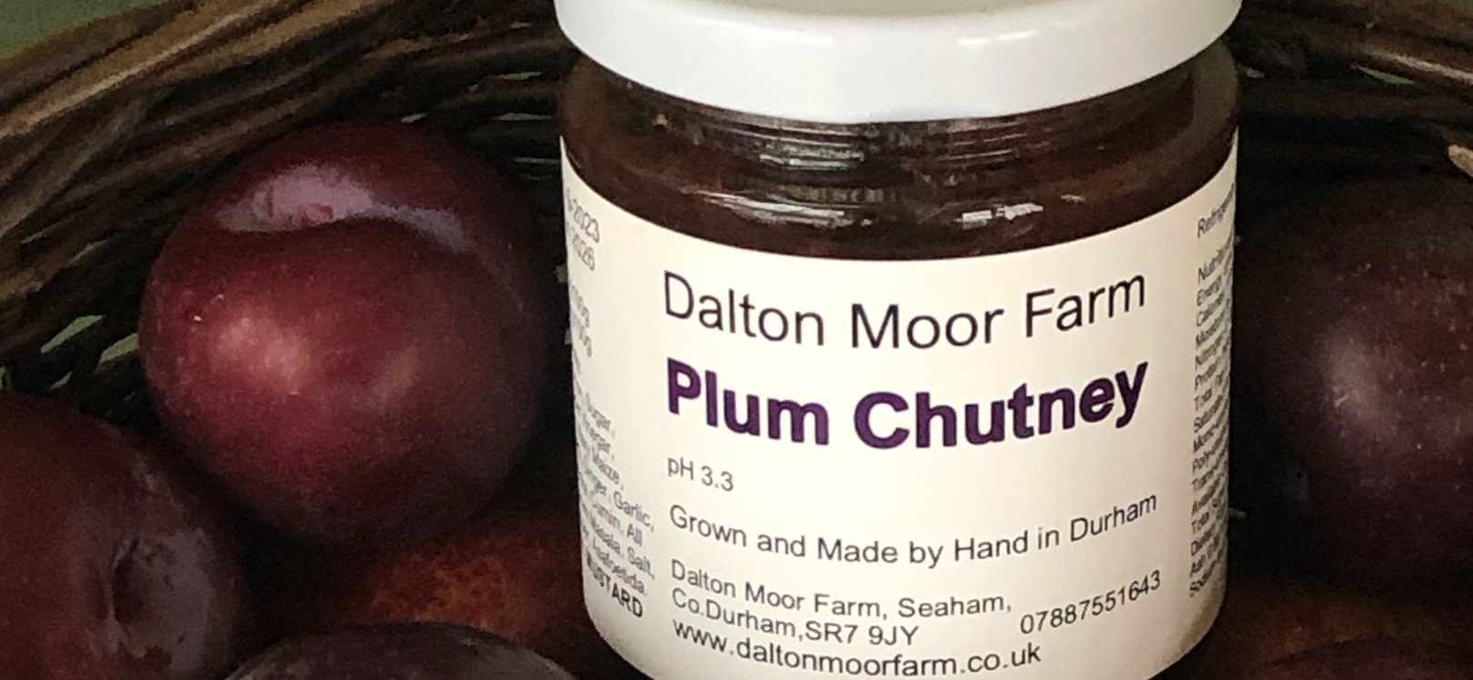 A jar of Plum chutney