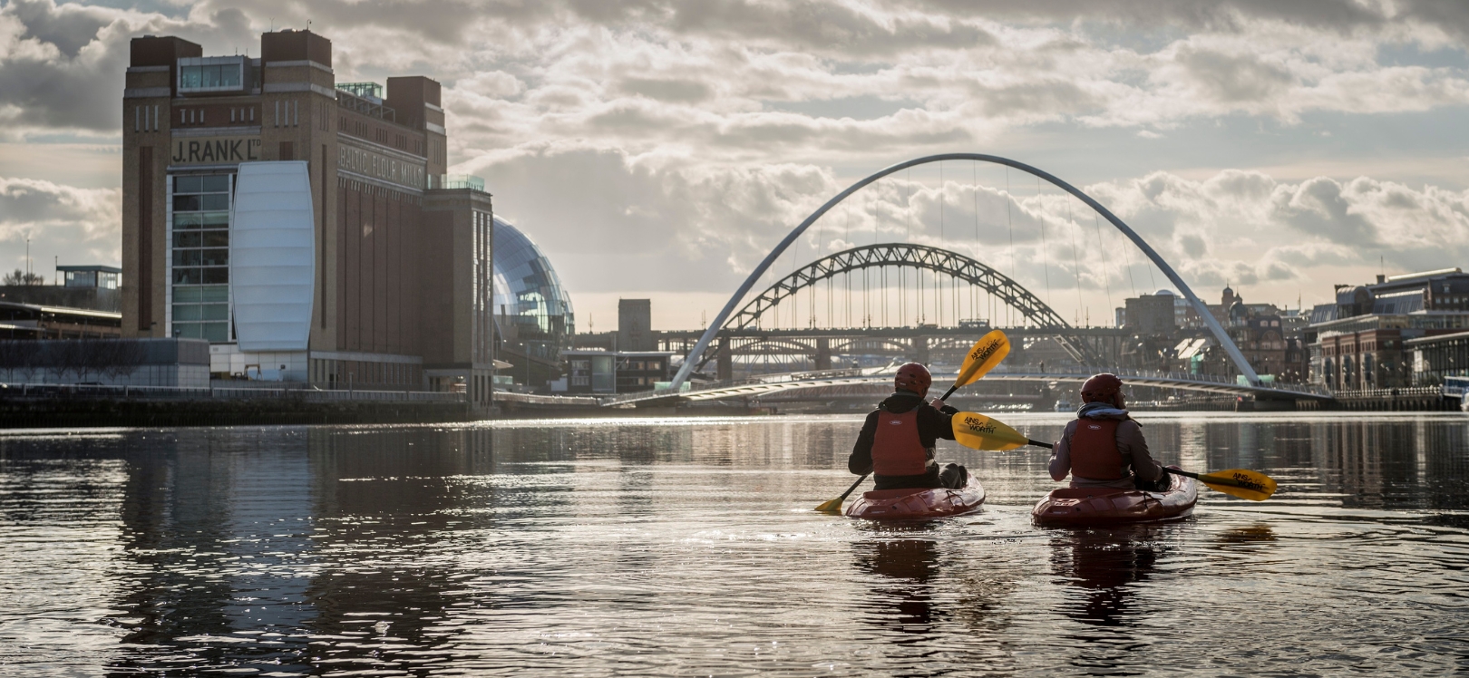 People on Kayaks in Newcastle