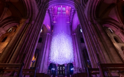 Peace Doves artwork arrives in Durham Cathedral