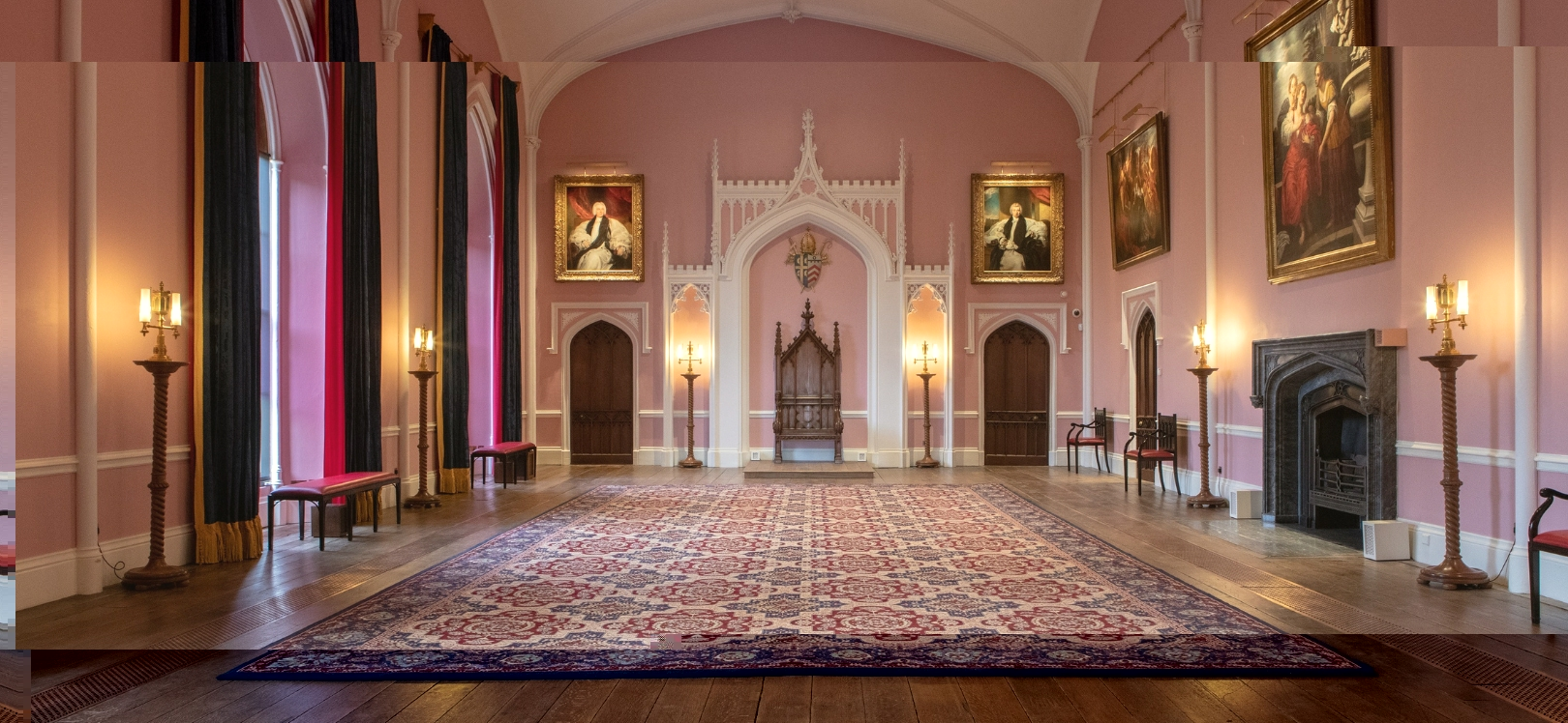 The throne room at Auckland Palace