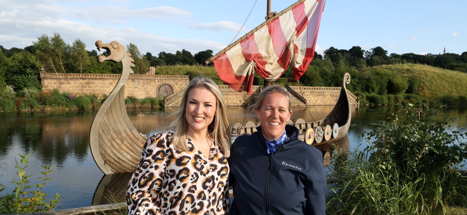 Sarah Davis with Kynren's CEO Anna Warnecke