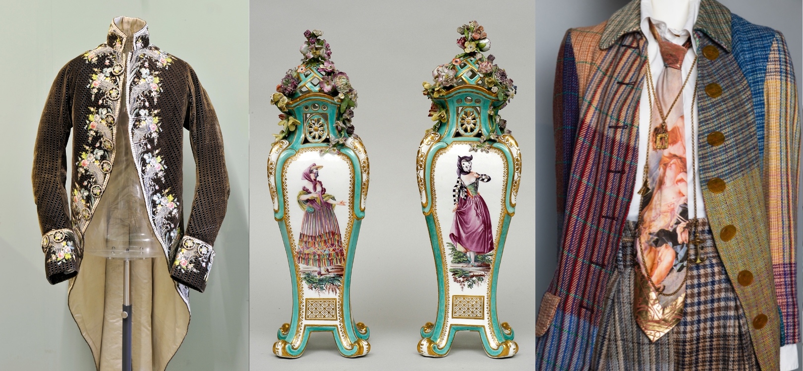 Clothing and vases from the Private Collection of Vivienne Westwood