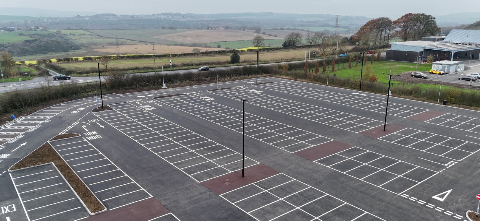 Durham County Council has created an extra 261 bays at Sniperley Park and Ride, bringing the total number available to 587.