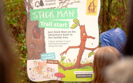 Stick Man returns to Hamsterley Forest for a family adventure trail